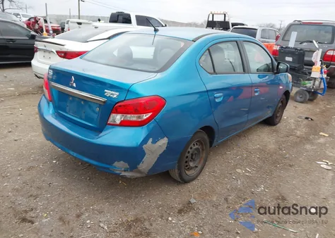 2017 Mitsubishi Mirage G4 Es from USA, damaged, VIN ML32F3FJXHHF07256